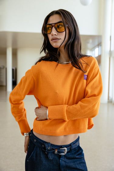 PULL FEMME PHAROS ORANGE ORANGE