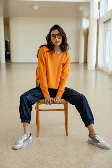 PULL FEMME PHAROS ORANGE ORANGE