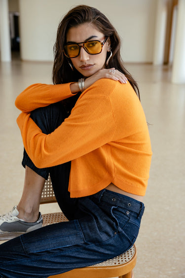 PULL FEMME PHAROS ORANGE ORANGE