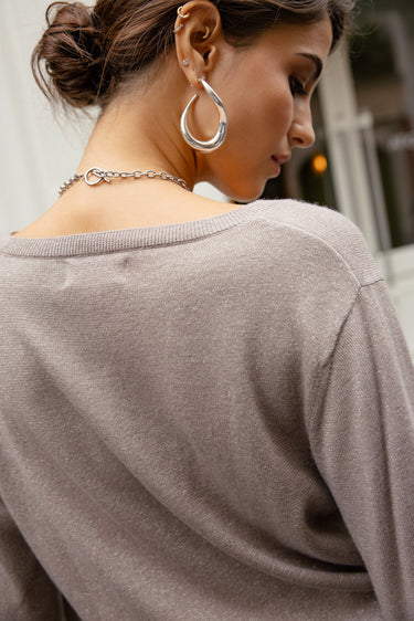 PULL FEMME PREEM SHINY STONE STONE