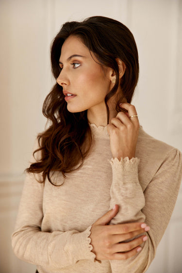 PULL FEMME SOLFE BEIGE BEIGE