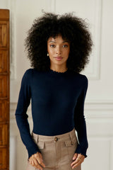 PULL FEMME SOLFE MARINE MARINE