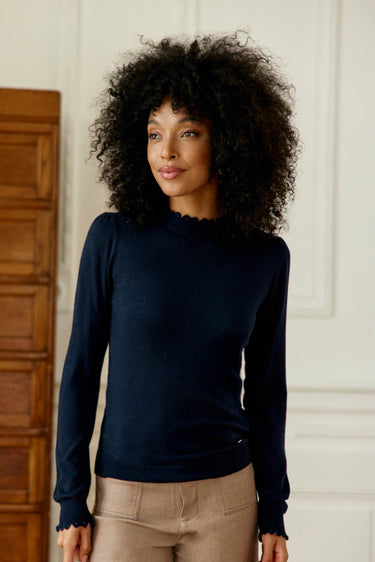 PULL FEMME SOLFE MARINE MARINE