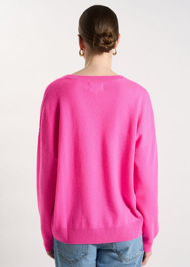PULL FEMME MAPOUPY ROSE FLUO ROSE FLUO