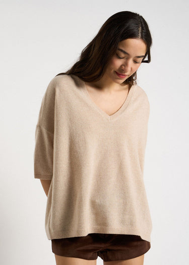 PULL FEMME MARTINETTIE BEIGE CHINE BEIGE CHINE