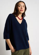 PULL FEMME MARTINETTIE MARINE MARINE