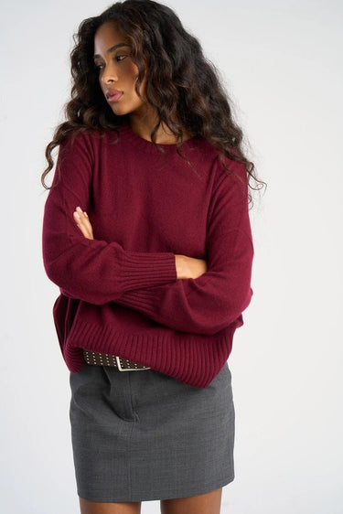 PULL FEMME ROUGE ROUGE