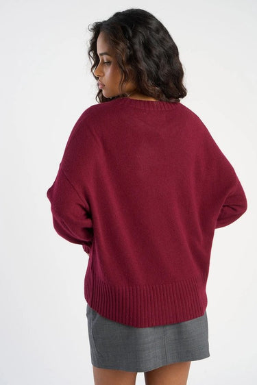 PULL FEMME ROUGE ROUGE
