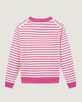 PULL FEMME CHOISEUL MINI PATCH COEUR ECRU ECRU