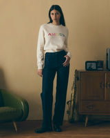 PULL FEMME FORMIGE AMOUR BLANC BLANC
