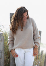 PULL FEMME AUDREY SABLE SABLE
