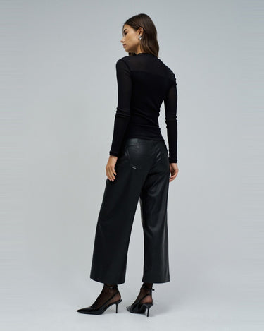 PULL FEMME TULLE NOIR NOIR