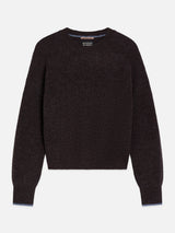 PULL FEMME FUZZY CREW GRIS GRIS