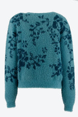 PULL FEMME IMPRIMÉ PETROLE PETROLE