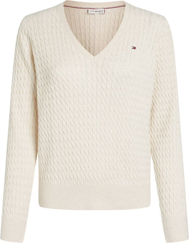 PULL FEMME CO CABLE FINE GG ECRU ECRU