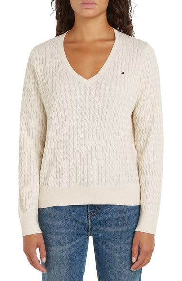 PULL FEMME CO CABLE FINE GG ECRU ECRU