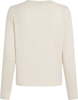PULL FEMME CO CABLE FINE GG ECRU ECRU