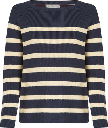 PULL FEMME CO CARDI FINE MARINE MARINE