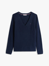 PULL FEMME CO CARDI STITCH MARINE MARINE