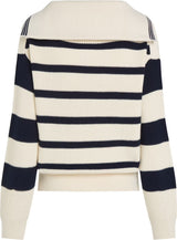 PULL FEMME CO CARDI STITCH OPEN ECRU ECRU