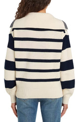 PULL FEMME CO CARDI STITCH OPEN ECRU ECRU
