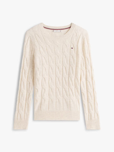 PULL FEMME SOFT WOOL CABLE ECRU ECRU