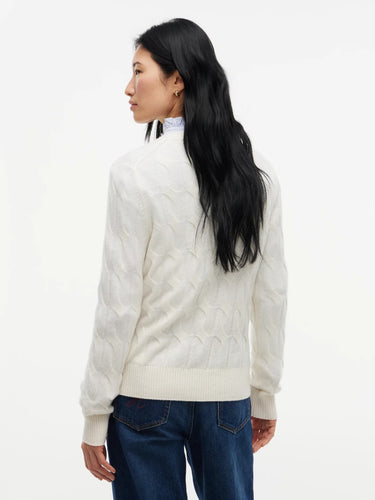 PULL FEMME SOFT WOOL CABLE IVOIRE IVOIRE