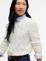 PULL FEMME SOFT WOOL CABLE IVOIRE IVOIRE