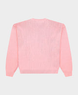 PULL HOMME RIBBED KNIT ROSE ROSE