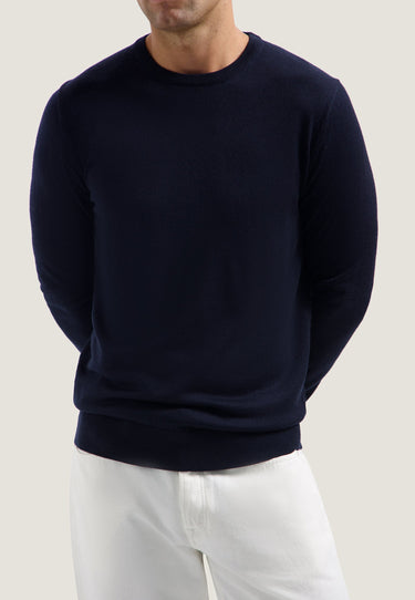 PULL HOMME DESTIN CREWNECK MARINE MARINE