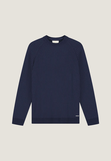 PULL HOMME LYLE CREWNECK MARINE MARINE