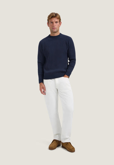 PULL HOMME LYLE CREWNECK MARINE MARINE