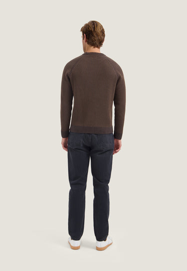 PULL HOMME LYLE CREWNECK MARRON MARRON