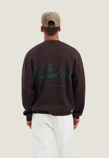 PULL HOMME PERCY MOCKNECK MARRON MARRON