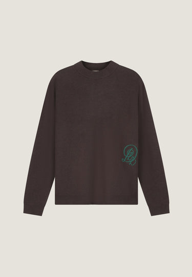 PULL HOMME PERCY MOCKNECK MARRON MARRON