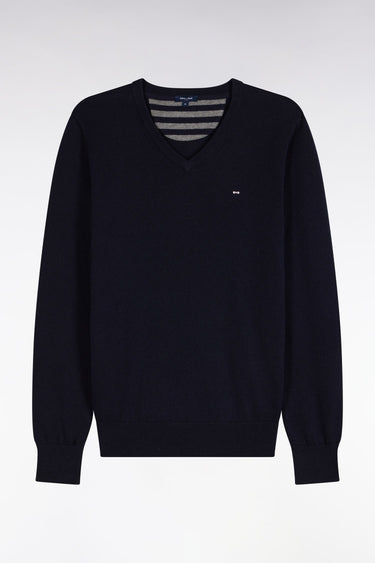 PULL HOMME EDINBUR DEMI-ZIP MARINE MARINE