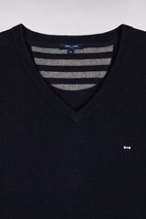 PULL HOMME EDINBUR DEMI-ZIP MARINE MARINE