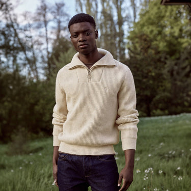 PULL HOMME ARDENNE BEIGE BEIGE