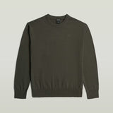 PULL HOMME CORE REFINED KNIT MARRON MARRON