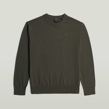 PULL HOMME CORE REFINED KNIT MARRON MARRON