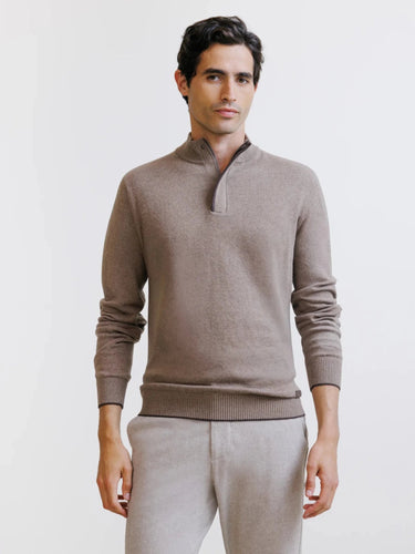 PULL HOMME BACARY TAUPE TAUPE