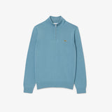 PULL HOMME 1/2 ZIP BLEU MER BLEU MER