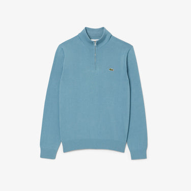 PULL HOMME 1/2 ZIP BLEU MER BLEU MER