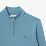 PULL HOMME 1/2 ZIP BLEU MER BLEU MER