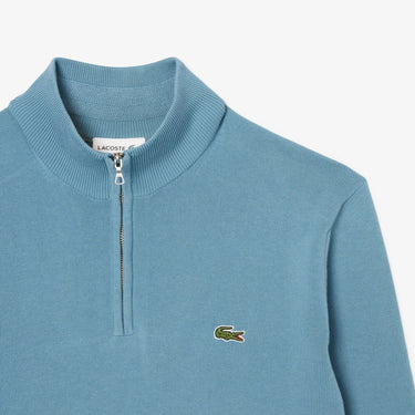 PULL HOMME 1/2 ZIP BLEU MER BLEU MER