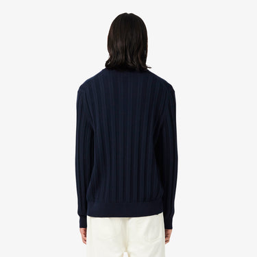 PULL HOMME AH8565 COL POLO MARINE MXQ MARINE MXQ