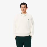 PULL HOMME AH8574 COL POLO FARINE 70V FARINE 70V