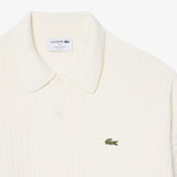 PULL HOMME AH8574 COL POLO FARINE 70V FARINE 70V