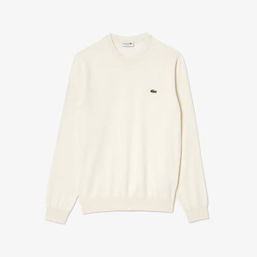 PULL HOMME COL ROND BLANC BLANC