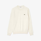 PULL HOMME COL ROND BLANC BLANC